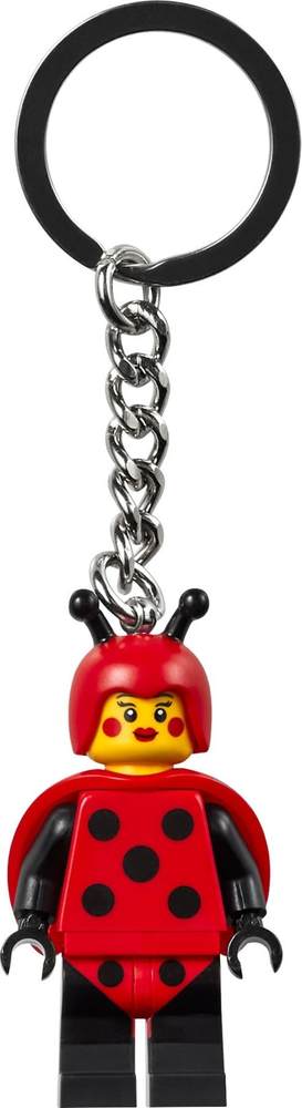 Lady Bug Girl Keyring
