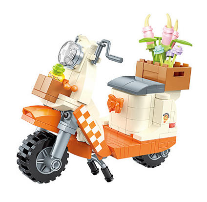 Flowers Motorcycle