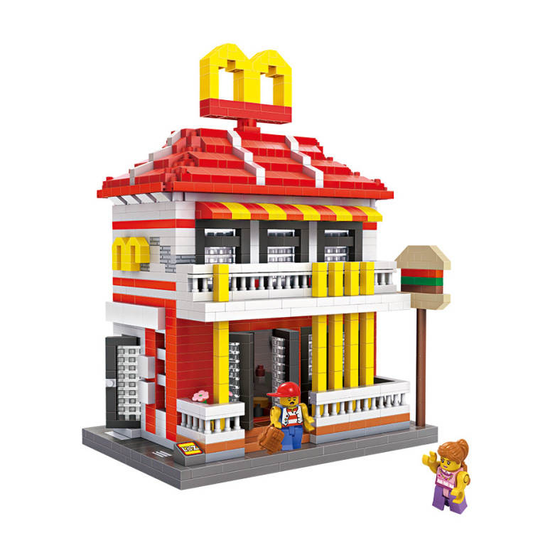 麦记快餐店建筑