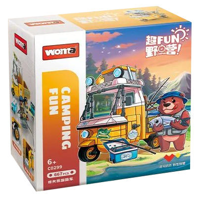 超FUN野营:棕大熊蹦蹦车