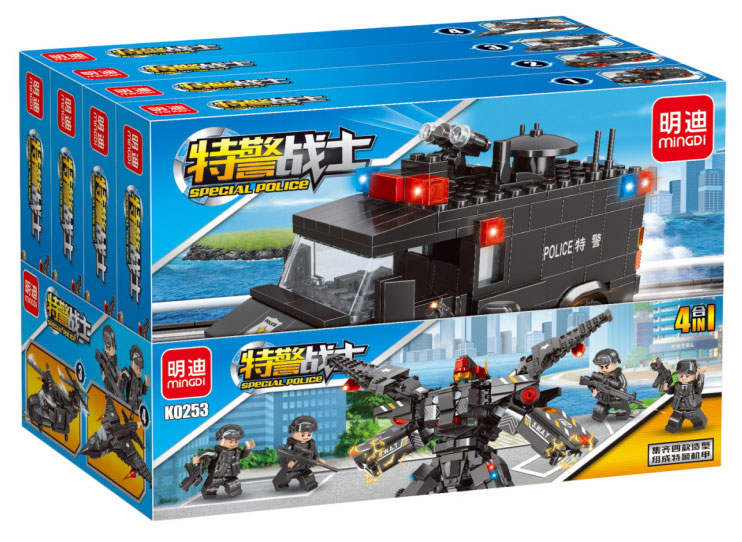 特警战士：特警机甲 4款组合
