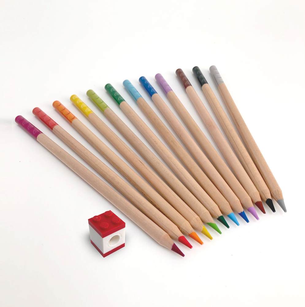 12 Pack Colored Pencils with Topper