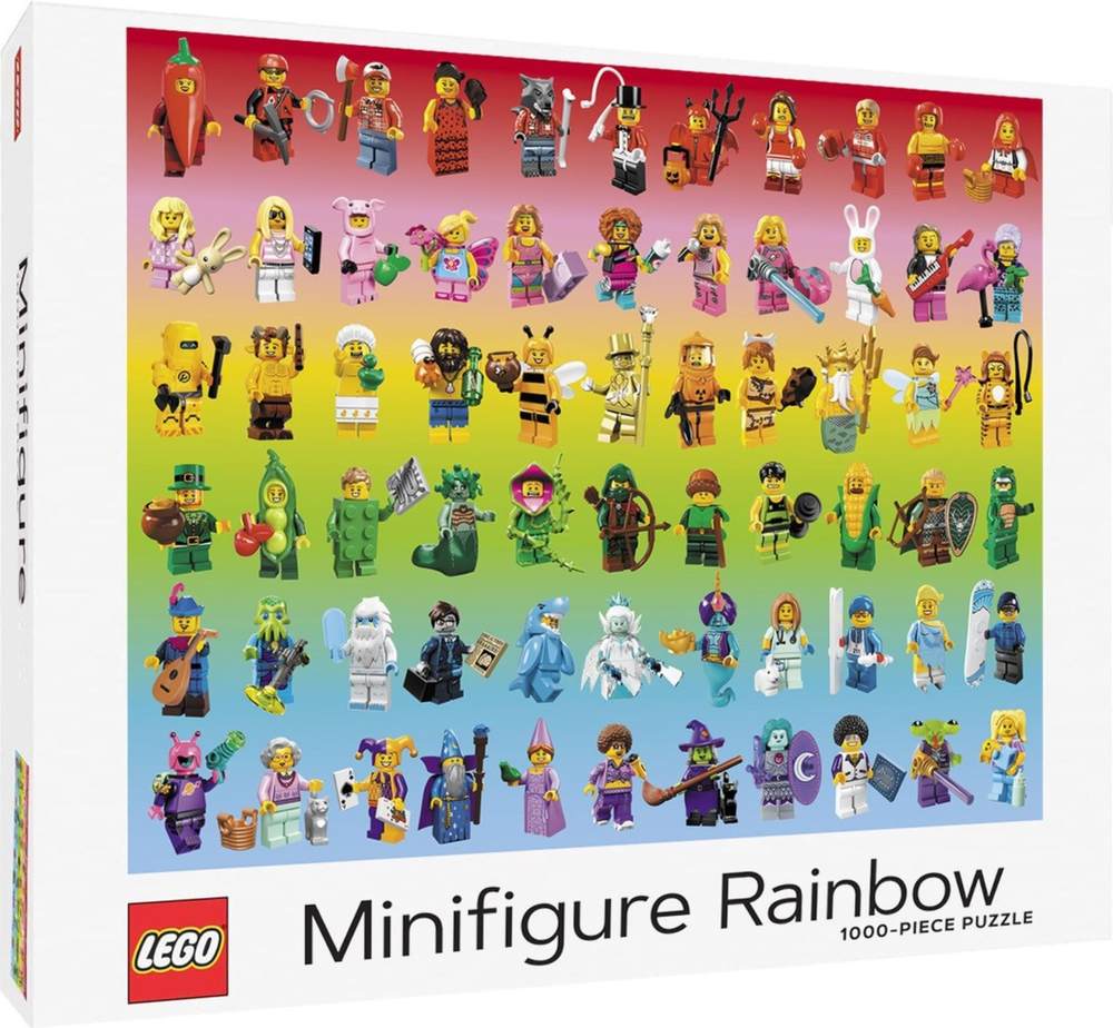 Minifigure Rainbow Puzzle