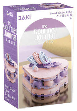 Heart Grape Cake