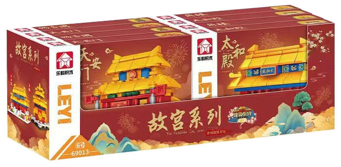 故宫迷你建筑 4款 天安门、太和殿、畅音阁、角楼