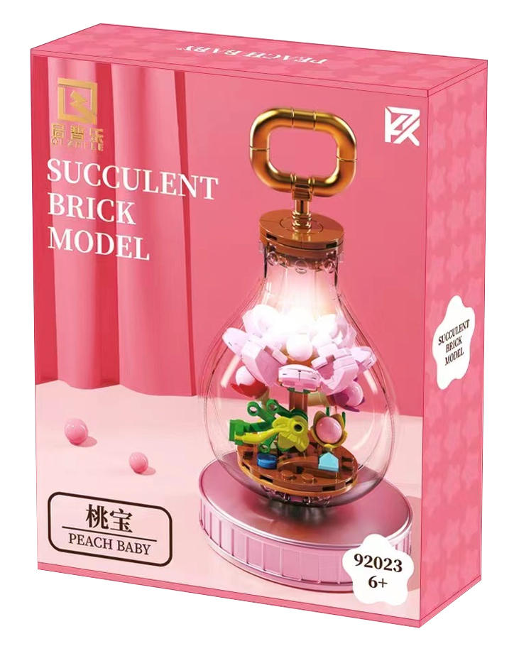 Succulent Brick Model：Peach Baby