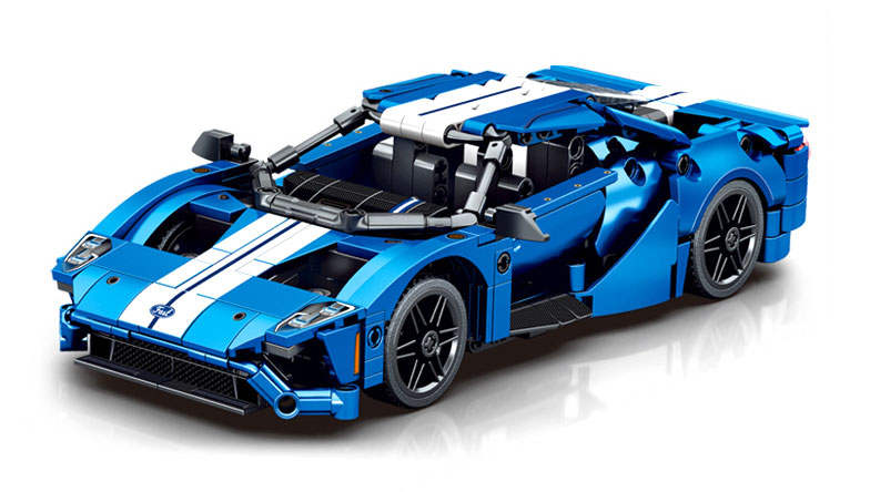 积械狂飚:伏特GT22 福特 GT 跑车 1:18