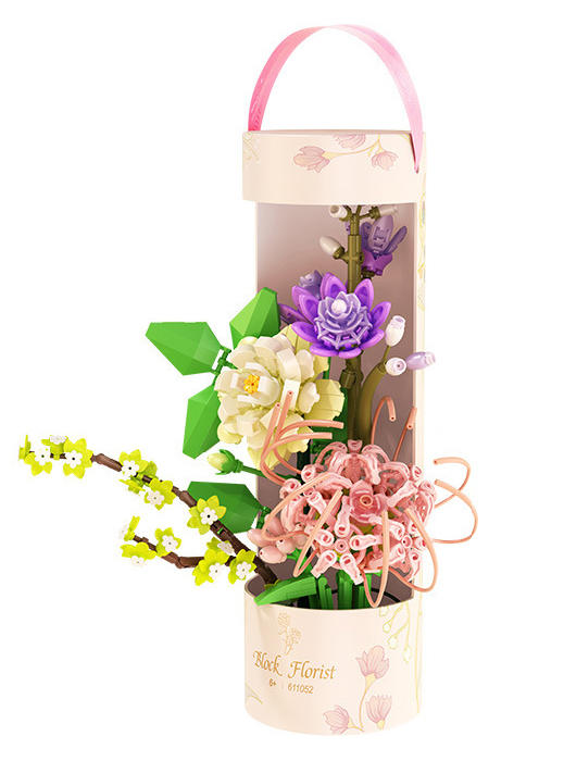 积木花坊:粉沙暖阳