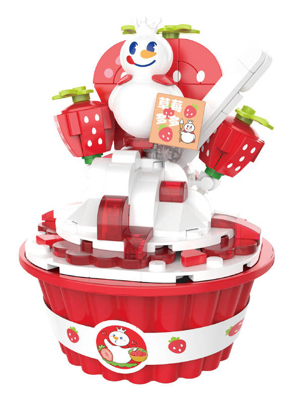 Snow King Strawberry Cake
