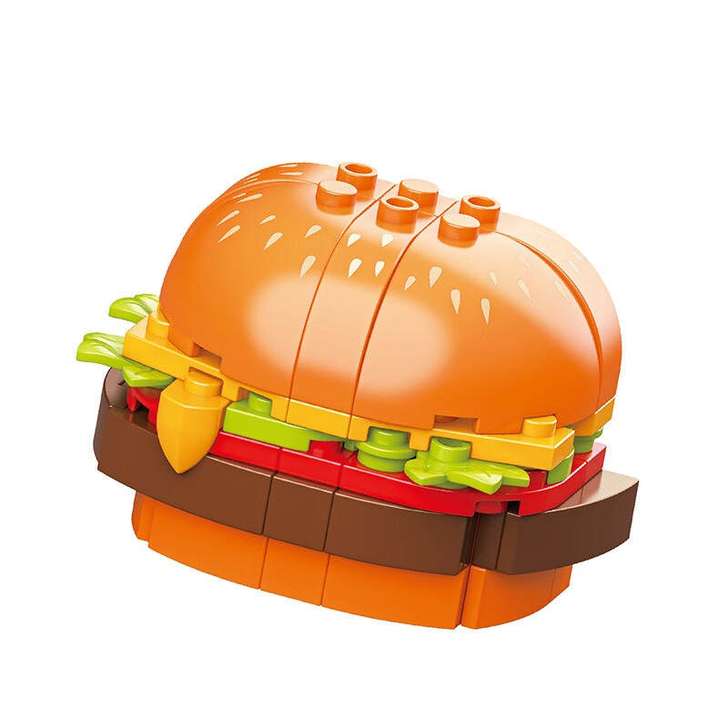 美食冰箱贴：肥宅汉堡