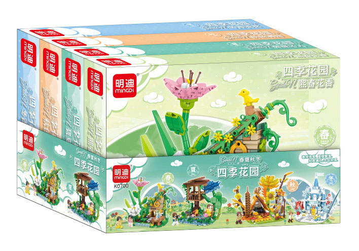 四季花园 4款 煦春花语、碧夏沁人、秋色满园、冬青凌花