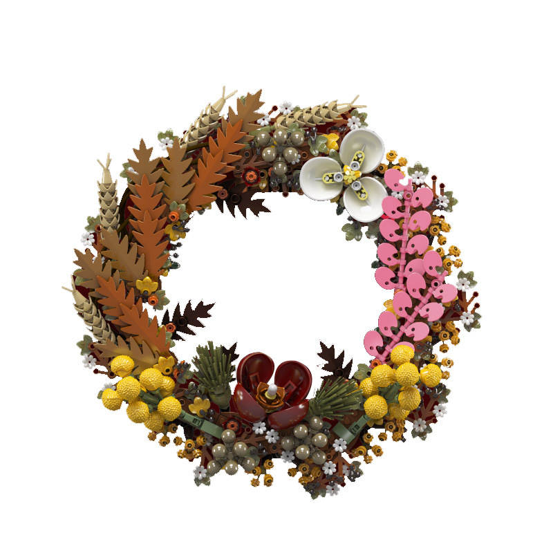 Christmas Dried Flower Wreath