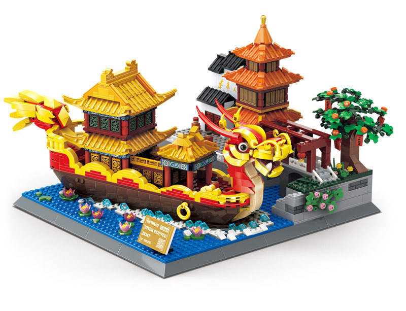 Qinhuai River Painted Boat