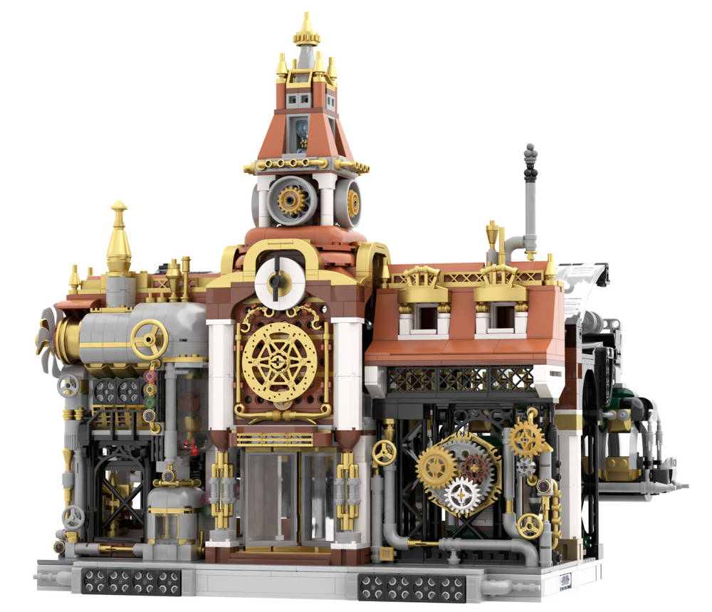 Steampunk Railway Station