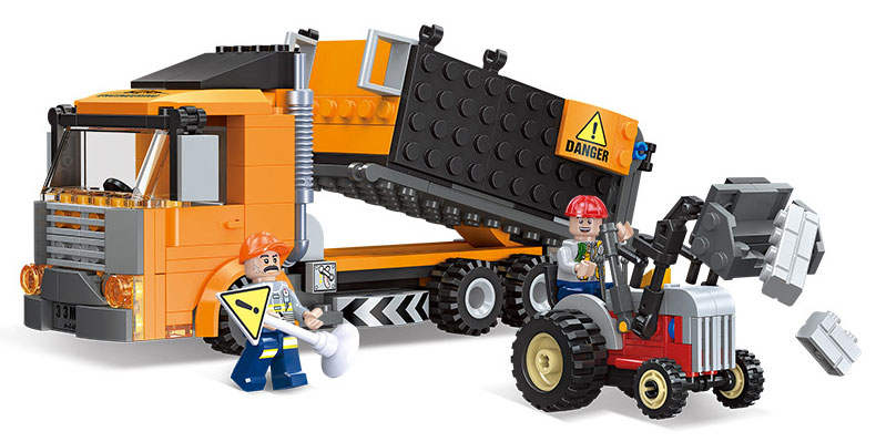 City Global:Back Turning Engineering Vehicle