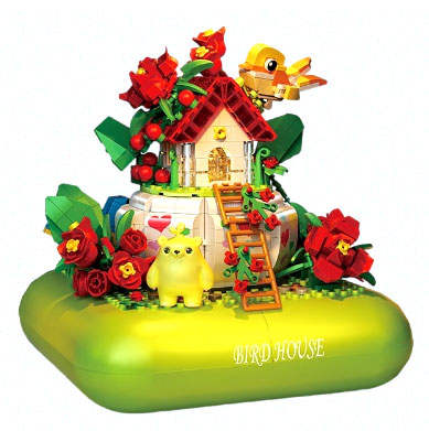 Flowers Bird House
