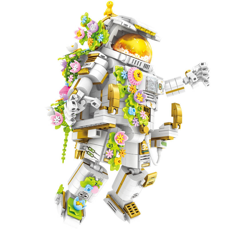 Astronauts And Flowers