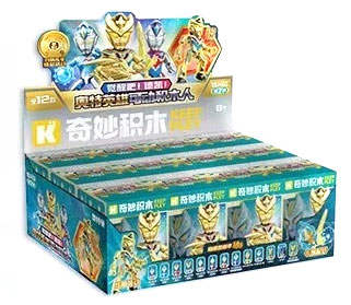 奥特曼：炫闪款第7弹 觉醒吧！德凯！ 奥特英雄可动积木人