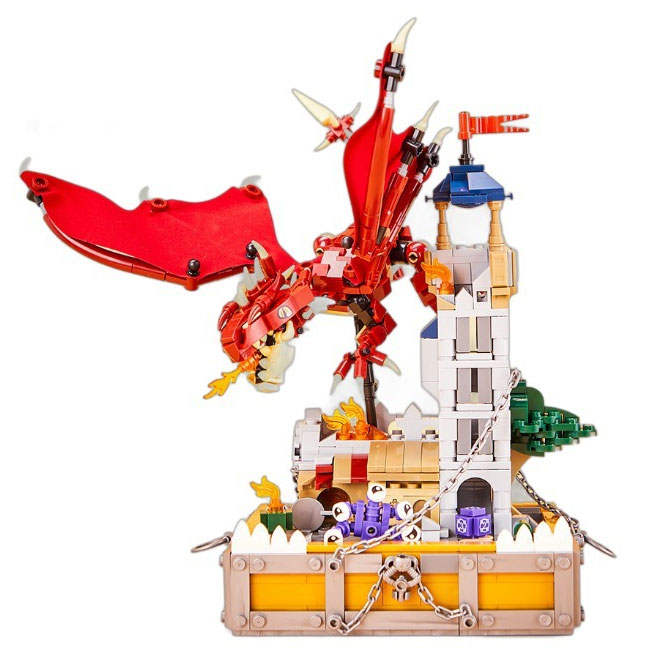Dragon & Guard Battle Of The Witch Tower