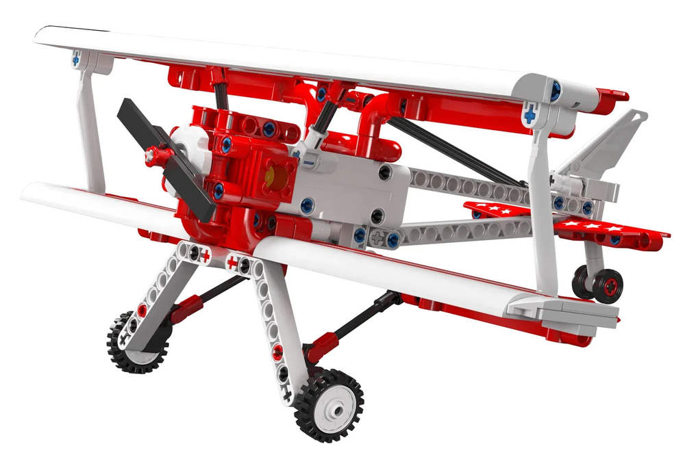 Red Biplane