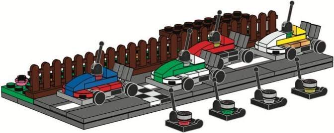 Remote Control Car Minifigure Stand
