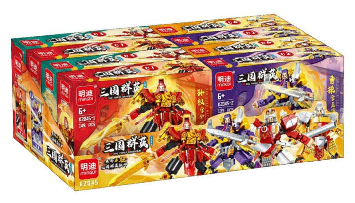 三国群英机甲 4款 孙权、曹操、周瑜、黄盖