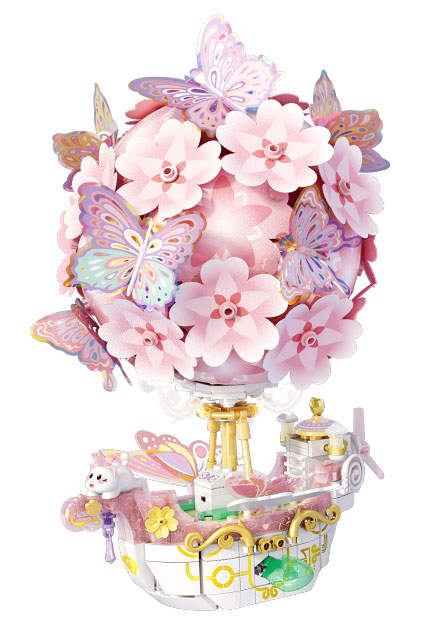 积木花坊:花颜蝶舟