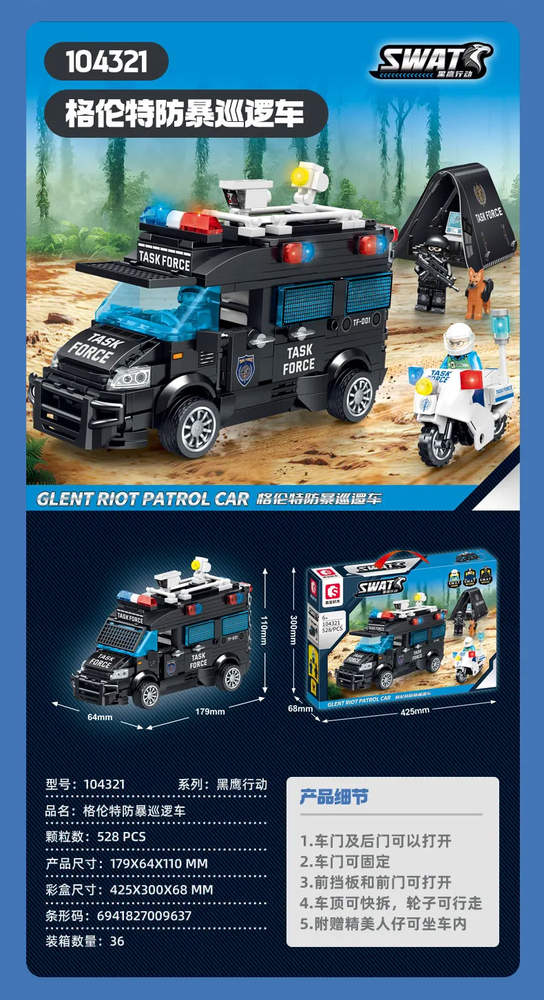 Glent Riot Patrol Car