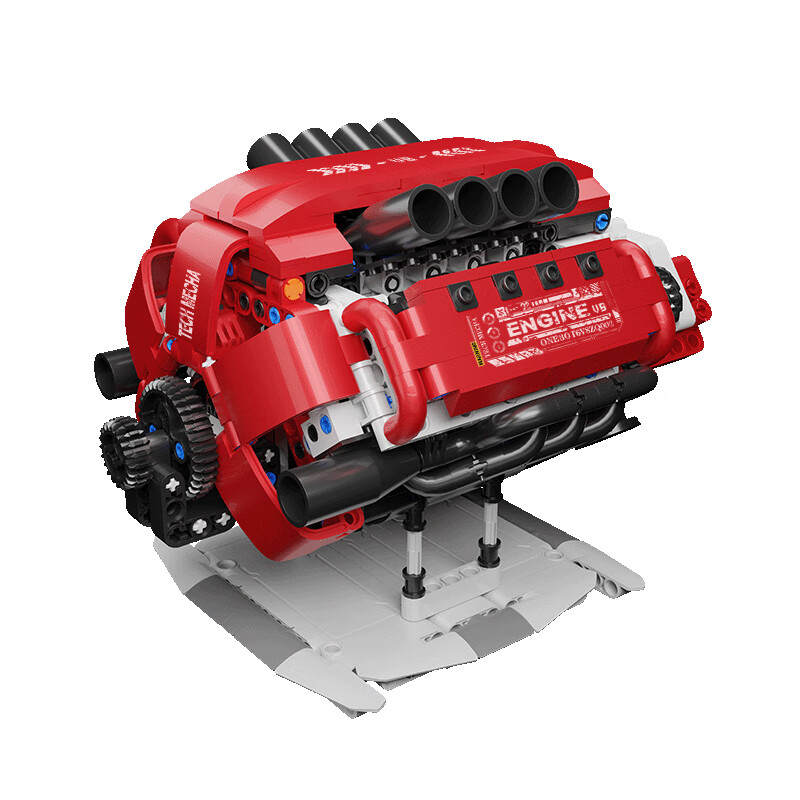 V8发动机模型