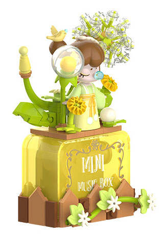 Nanci Dandelion Mini Music Box