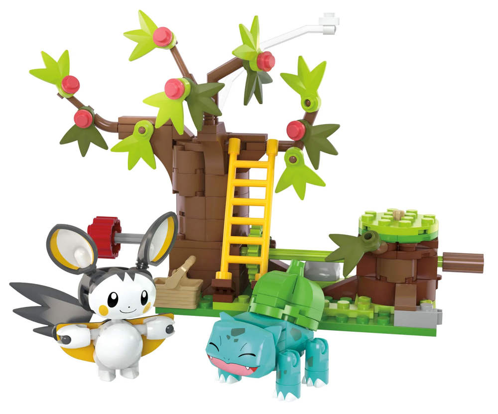 Pokémon Emolga And Bulbasaur's Charming Woods