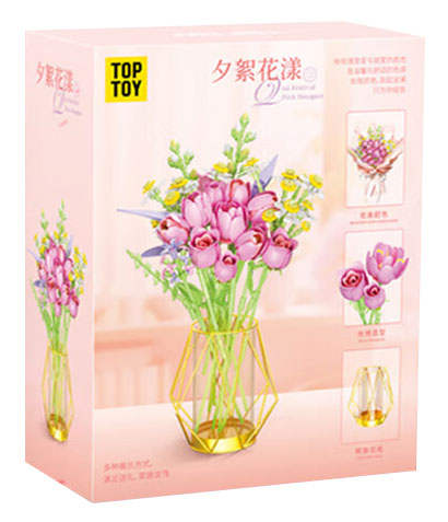 夕絮花漾 积木花束