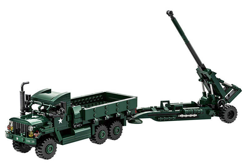 M35a2卡车+m198式榴弹炮