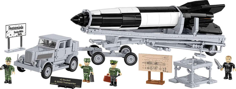 V2 Rocket & SS100 Transporter - Limited Edition