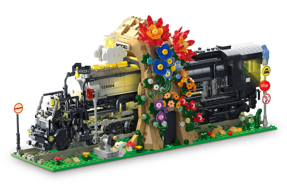 Steam locomotive Bookends