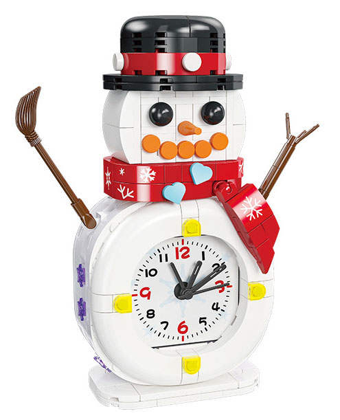 Snowman Clock