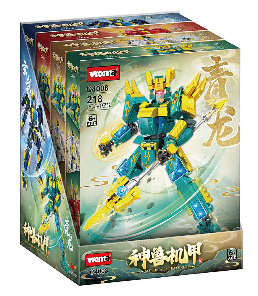 神兽机甲 4款 青龙、白虎、朱雀、玄武
