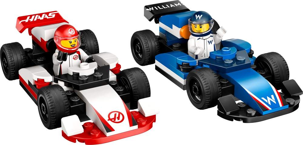 F1 Williams Racing & Haas F1 Cars