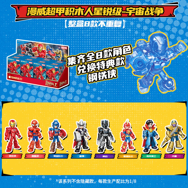 漫威超甲积木人星锐级第1弹宇宙战争