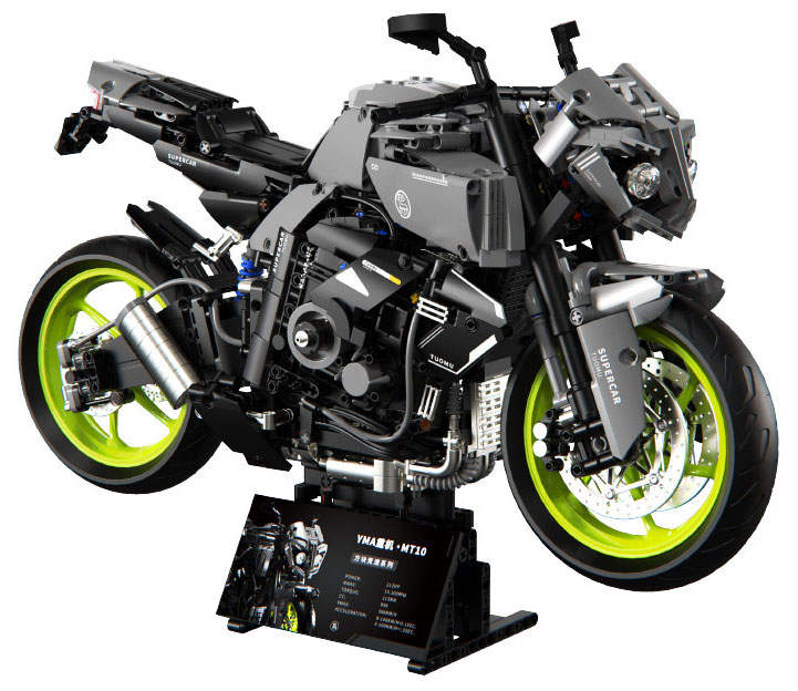 YMA赛道重机MT10摩托车 1:5