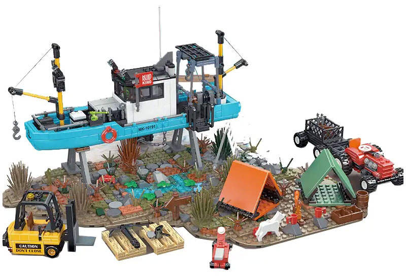 Fishing boat repair yard