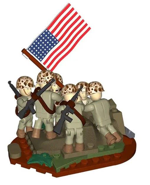Raising The Flag on Iwo Jima