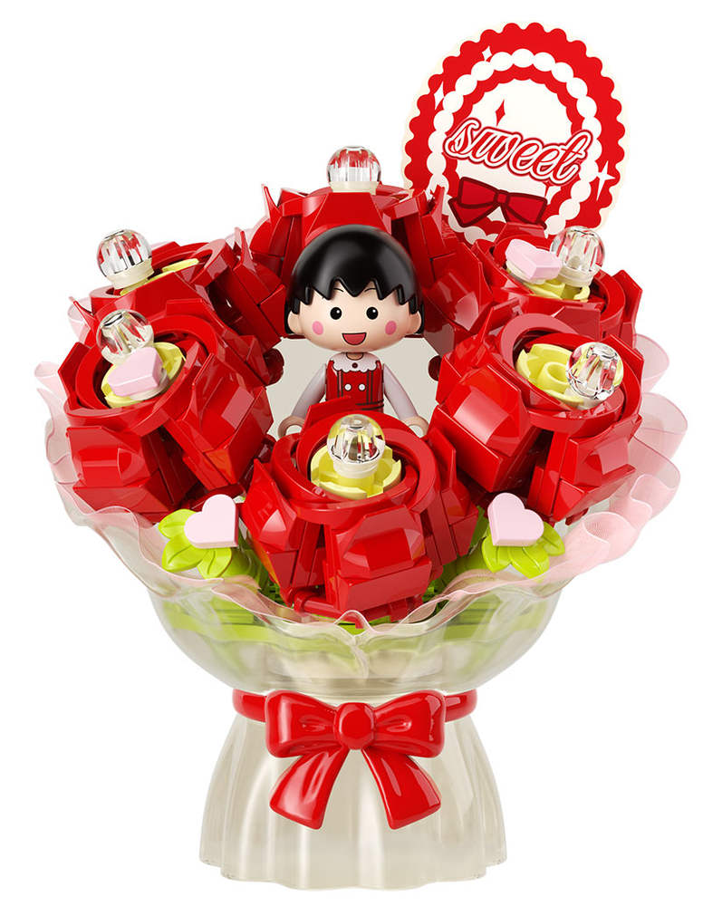 樱桃小丸子花束：喜乐玫好
