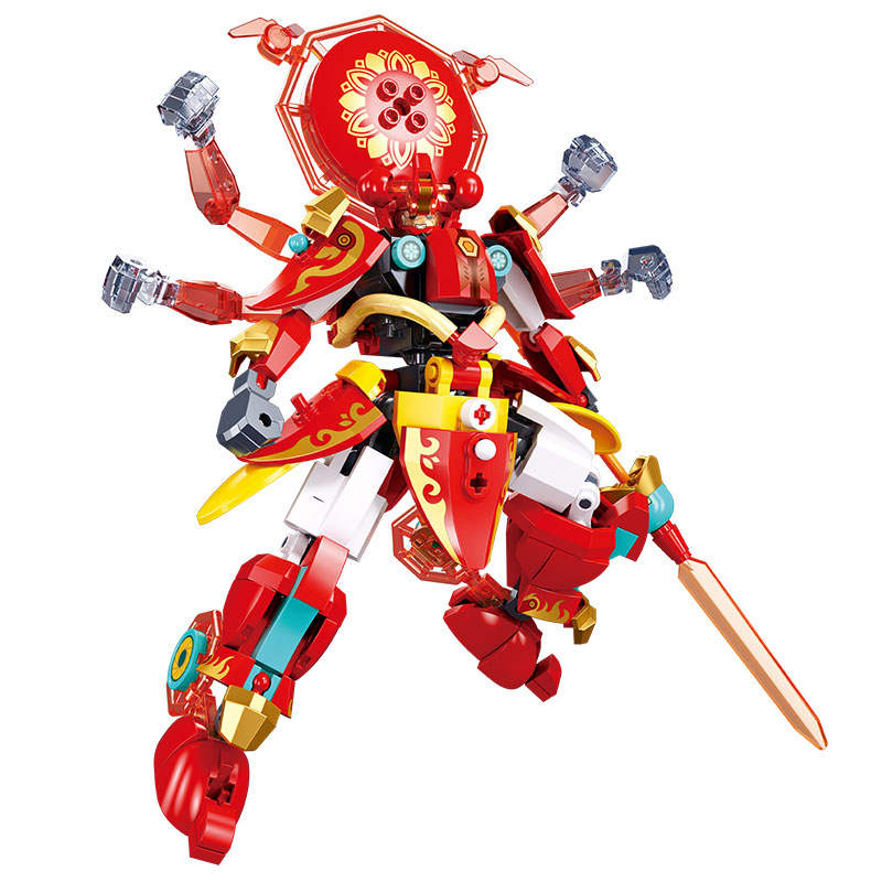 封神众神:六臂哪吒降世魔王载人机甲
