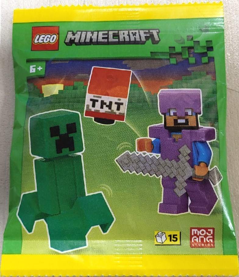 Steve with Creeper and TNT