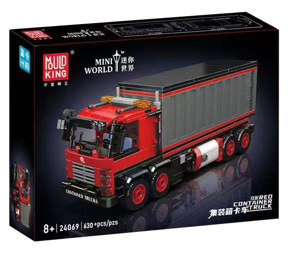 Red Container Truck
