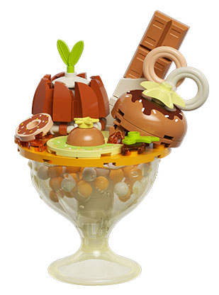 Hazelnut Donut Cup