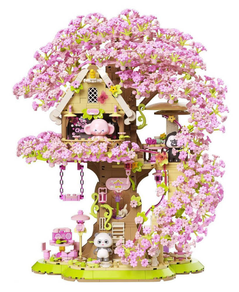 潮想造物：手筑樱花树屋