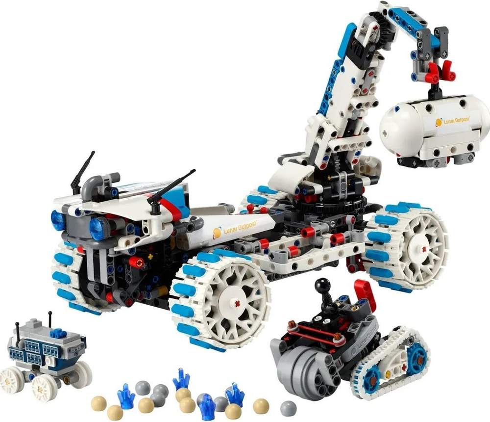 Lunar Outpost Moon Rover Space Vehicle