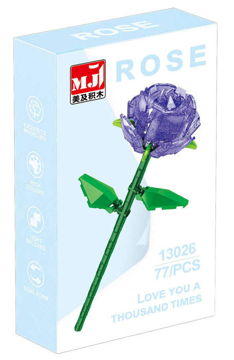 珠光紫玫瑰花